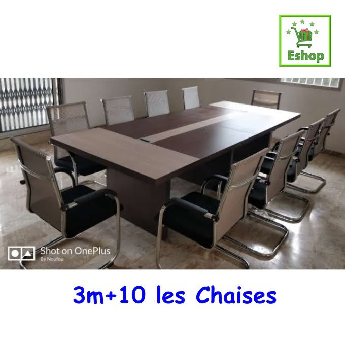 Table de Renions 3M + 10 Chaises goci-ci