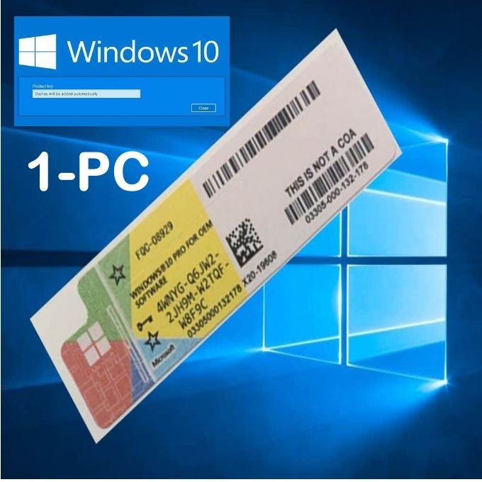 Licence RETAIL non lié carte mère Windows 10 Pro