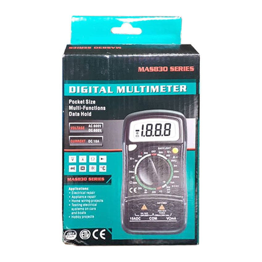 Multimètre numérique afficheur classique MAS830