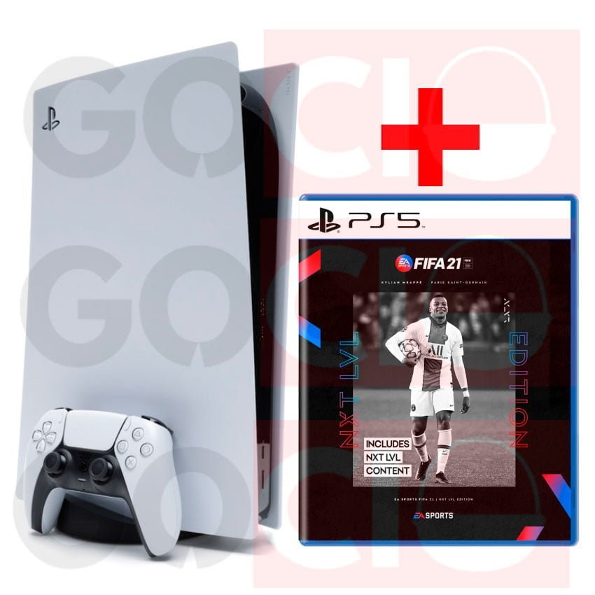 PlayStation 5 (PS5) - 1 Manette + CD FIFA 21