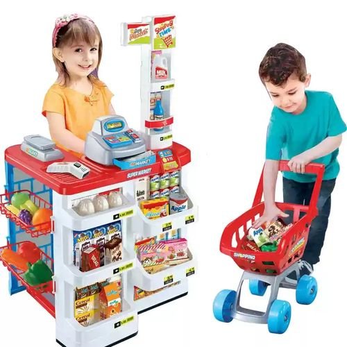 Supermarché En Jouets Pour Enfants - Apprendre Le Marketing Et La