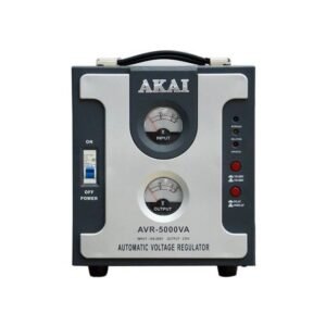 AKAI Stabilisateur/Régulateur Automatique De Tension 5000V - Noir- Port USB