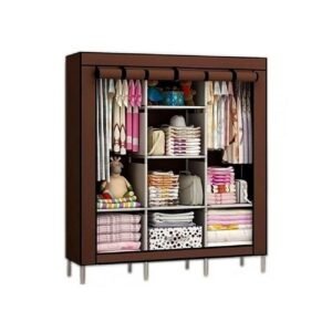 Armoire Penderie Mobile Démontable + Housse