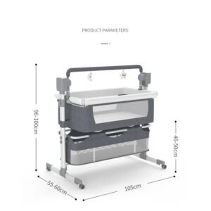 Autre Berceau Cododo électrique Balancelle Bluetooth Télécommandée Gris