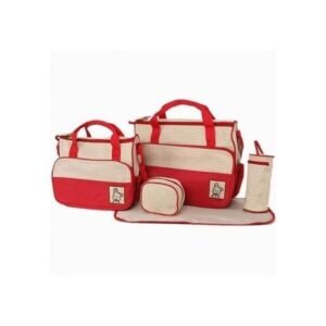 Baby Care Sac à Langer Motif Pois - Rouge/Beige