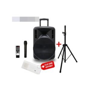 Baffle Trolley Amplifié +1 Micro Baladeur Original + PIED