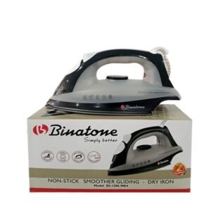 Binatone Fer à Repasser à Sec Avec Vaporisateur D'eau - DI-1206(MK4) - 1200W - 30ml