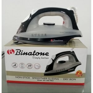 Binatone Fer à Repasser à Sec Avec Vaporisateur D'eau - DI-1206(MK4) - 1200W - 30ml