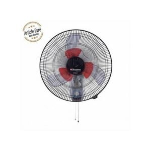 Binatone Ventilateur Mural 1600 Dlx- Noir/Rouge