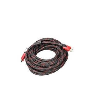 Câble Original HDMI 5Mètres M/M HD 1080P 3D - Noir / Rouge