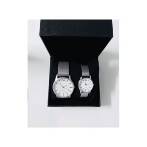 Cadeau Montre GK Couple En Inox - Argent