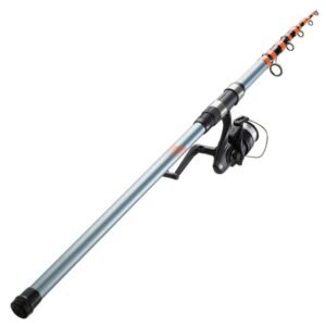 CAPERLAN by decathlon Ensemble De Pêche En Surfcasting Canne Et Moulinet SYMBIOS LIGHT-100 390 80-150g