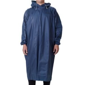 CAPERLAN by decathlon Imperméable Poncho Pocket Dark Blue