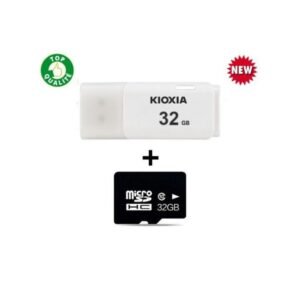 Carte Méme 32 Gb + 1 Clé USB Kioxa 32Gb Avec 1 Mois De Garantie