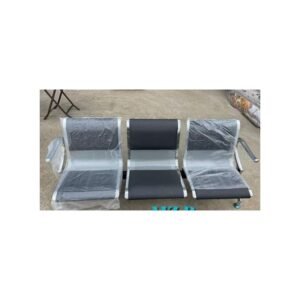 Chaise Pour Salle D'Attente Tendance En Acier 3 Places Avec Mousse