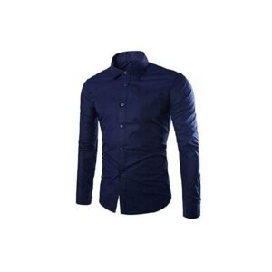 Chemises Manches Longues - Bleu Nuit