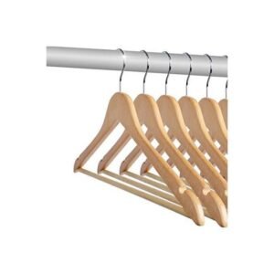 Cintre En Bois Lot De 6pcs Original