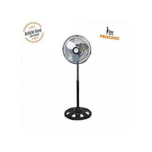 Crown 1 Petit Ventilateur Kirikou Puissant 10 Pouces - Noir