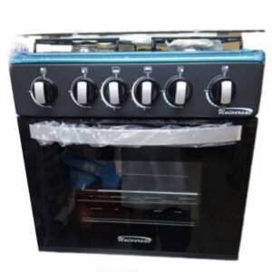 Cuisinière 4 Feux Inox Avec Four A 2 Niveau L 50cm H 50cm