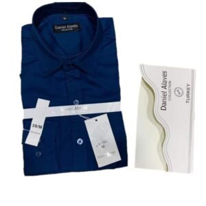 Daniel Alaves Chemise Homme Manches Longues Bleu Nuit