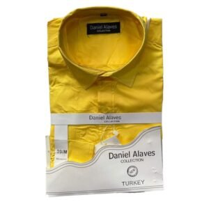 Daniel Alaves Chemise Homme Manches Longues -Jaune