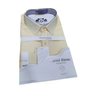 Daniel Alaves Chemise Homme Manches Longues -Jaune