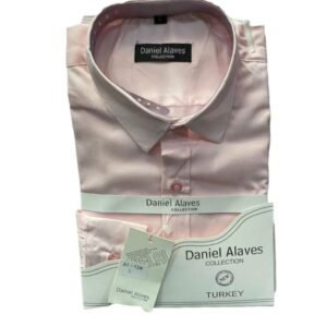 Daniel Alaves Chemise Homme Manches Longues -Rose