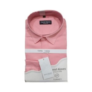 Daniel Alaves Chemise Homme Manches Longues - Rose