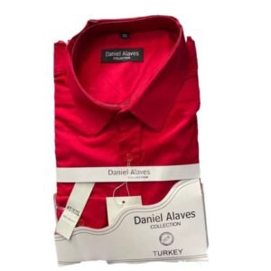 Daniel Alaves Chemise Homme Manches Longues -Rouge