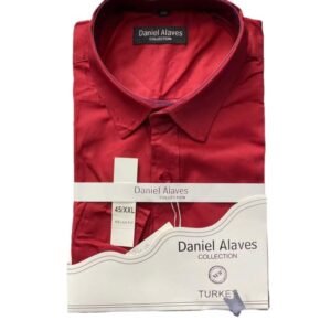 Daniel Alaves Chemise Homme Manches Longues -Rouge