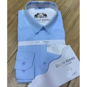 Daniel Alaves Chemise Manches Longues Homme Bleu