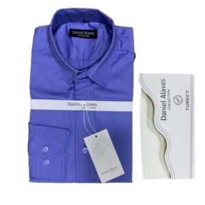 Daniel Alaves Chemise Manches Longues Homme Bleu