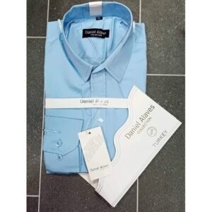 Daniel Alaves Chemise Manches Longues Homme Bleu