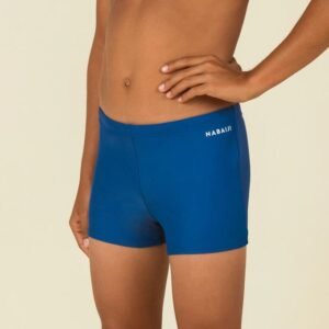 Decathlon MAILLOT DE BAIN NATATION GARÇON - BOXER 100 BASIC - BLEU