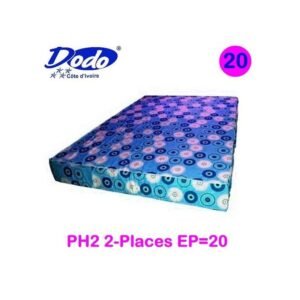 Dodo Matelas PH2 2 Places Tissu Simple EP=20 - Multicolore