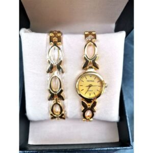 Ensemble Montre ET Bracelet Femme - Or