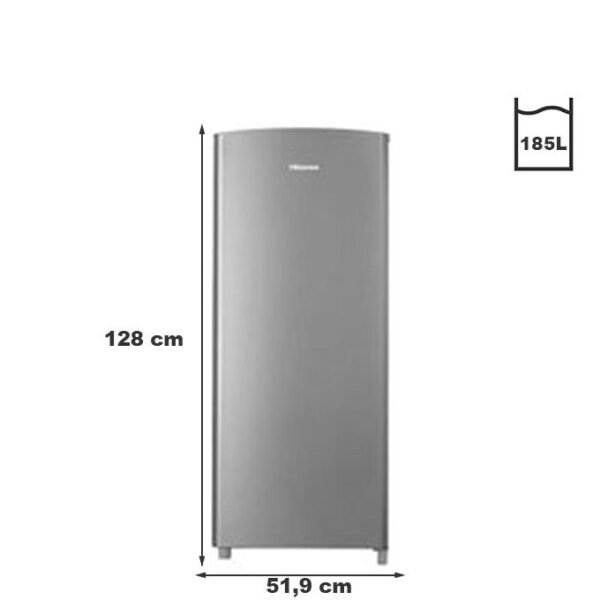 Hisense RÉFRIGÉRATEUR UNE PORTE 185 LITRES – RS-23DR4SA