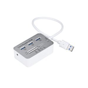 Hub USB Multifonction 3 Ports USB Avec Lecteur De Carte SD / TF - Gris