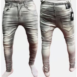 Jeans Pantalon Jeans Pour Homme -Gris