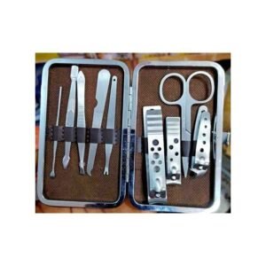 Kit Complet De Coupe Ongle- 09 Pièces - Acier - Inox PETIT FORMAT