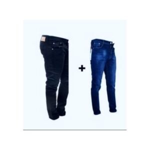 Lot De 2 Pantalon Homme Design Roha-Noir/bleu