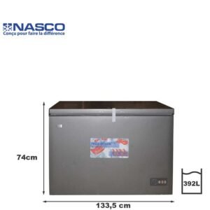 Nasco Congelateur Horizontal 392 L - SNAS-500 - Gris - Garantie 12 mois