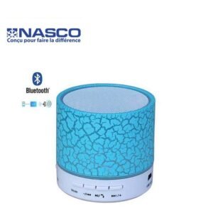 Nasco Enceinte Bluetooth - HIFI_S08U - 2W - USB - Bluetooth Intégré - Bleu + 1 mois de garantie