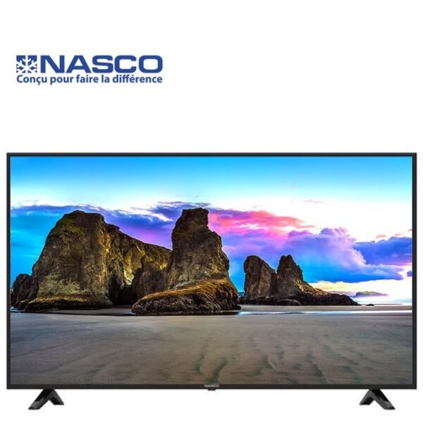 Nasco Slim TV LED 50'' ANALOGIQUE - FHD - 3 HDMI - 2 USB - - 12 Mois de garantie