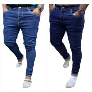 Pack De 2 Pantalon Jeans Pour Homme Bleu