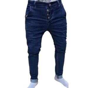 Pantalon Jeans Homme Bleu