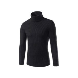 Pull-Over Col Roulé - Noir