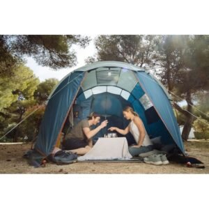 QUECHUA by decathlon Tente Familiale à Arceaux De Camping - Arpenaz 4.1 - 4 Places 1 Chambre