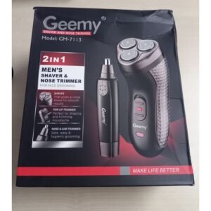 Rasoir Et Nez Trimmer 2En 1 - Noir/Gris