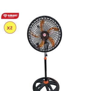 SMART TECHNOLOGY 2 VENTILATEURS SMART 20" -STV-2015P- (2PC/CTN) BLUE/GREEN/ORANGE-Garantie 1 Mois